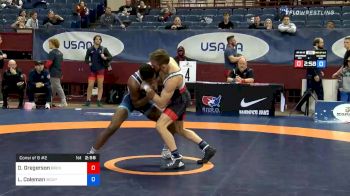 60 kg Consolation - Dylan Gregerson, Brunson UVRTC vs Lillashawn Coleman, Army WCAP