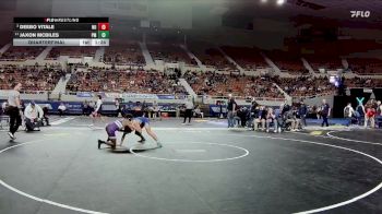 132-D4 Quarterfinal - Deebo Vitale, Northwest Christian High School vs Jaxon McBiles, Pima High School