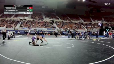 132-D4 Quarterfinal - Deebo Vitale, Northwest Christian High School vs Jaxon McBiles, Pima High School