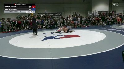 79 lbs Champ. Round 1 - Arjun Nagra, Centre Valley RTC vs Simon Jarrell, Askeo International Mat Club