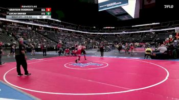 215-5A Cons. Round 2 - Grayson Robinson, Denver East vs Lucas Driver, Fountain-Fort Carson