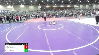 95 lbs Round Of 32 - Kenneth Richards, Bulldog Wrestling Club vs Peyton Finch, Nevada Elite