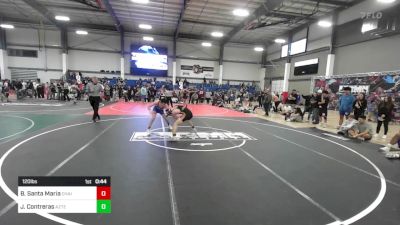 120 lbs Consi Of 16 #2 - Brock Santa Maria, Chain Wr Ac vs Jovanni Contreras, Aztec WC