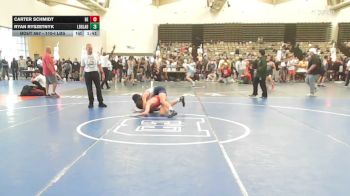 110-I lbs Round Of 16 - Carter Schmidt, Boyertown East vs Ryan Ryszetnyk, Long Beach Gladiators