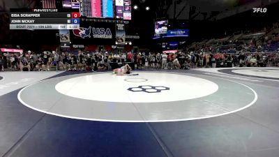 106 lbs Cons. Sub-rd Of 32 - Eisa Scrapper, CA vs John McKay, MI