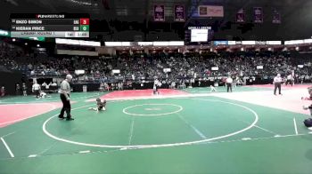 70 lbs Champ. Round 1 - Enzo Simon, EAG2 vs Kieran Price, BLU3