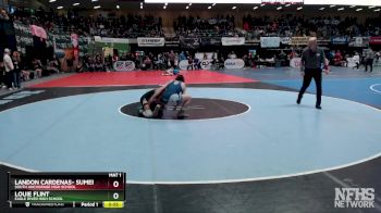 125 lbs Cons. Round 3 - Landon Cardenas- Sumera, South Anchorage High School vs Louie Flint, Eagle River High School