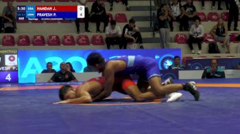 63 kg Repechage #2 - Jordan Roddy Hamdan, United States vs Pravesh Pravesh, UWW