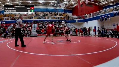 132 lbs 1st Place Match - Layne Horn, Rochester vs LT Hawkins, Crown Point