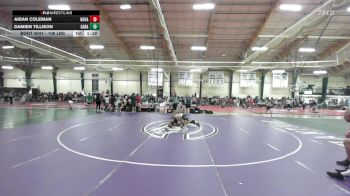 106 lbs Quarterfinal - Aidan Coleman, Nova Wrestling Club vs Damien Tillison, Garage Trained