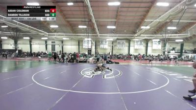 106 lbs Quarterfinal - Aidan Coleman, Nova Wrestling Club vs Damien Tillison, Garage Trained