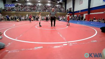 58 lbs Quarterfinal - Ryland Peters, Claremore Wrestling Club vs Case James, Cowboy Wrestling Club