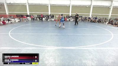 120 lbs Placement Matches (8 Team) - Gavin Landers, Iowa vs Rene Cordero, California