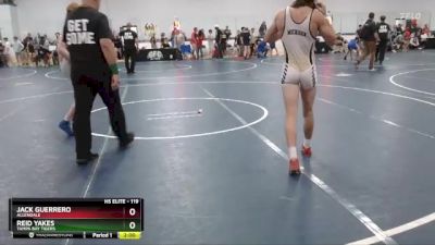 119 lbs Cons. Round 5 - Reid Yakes, Tampa Bay Tigers vs Jack Guerrero, Allendale