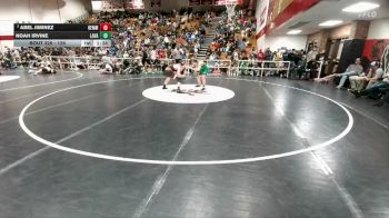 126 lbs Quarterfinal - Abel Jiminez, Kemmerer vs Noah Irvine, Lander Valley