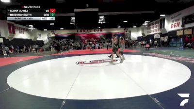 150 lbs Cons. Round 2 - Reed Highsmith, Murrieta Mesa vs Elijah Gomez, Whittier