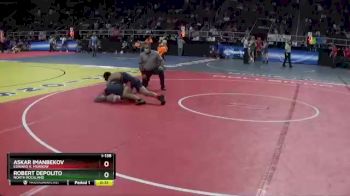 I-138 lbs Cons. Round 2 - Askar Imanbekov, Edward R. Murrow vs Robert Depolito, North Rockland