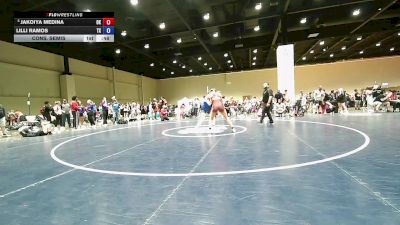 155 lbs Cons. Semis - Gracie Cooper, OK vs Claudia Thomason, OK