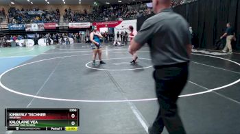 235G Quarterfinal - Kalolaine Vea, Barrow High School vs Kimberly Tischner, Houston