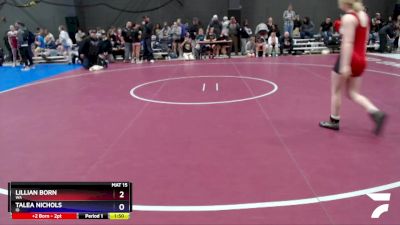 118 lbs Quarterfinal - Lillian Born, WA vs Talea Nichols, ID