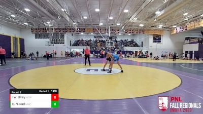 114C Round 2 - Wyatt Ulrey, Maurer & Coughlin Wrestling Club vs Cadillac Niroomand-Rad, MWC Wrestling Academy