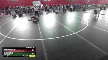 84 lbs Cons. Round 1 - Sam Klein, Wisconsin vs Colton Rath, Slinger Red Rhinos Wrestling Club