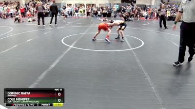 60 lbs Champ. Round 2 - Dominic Raffa, Rampage vs Cole Menefee, Kent County Junior Wrestling