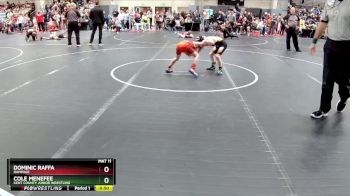 60 lbs Champ. Round 2 - Dominic Raffa, Rampage vs Cole Menefee, Kent County Junior Wrestling