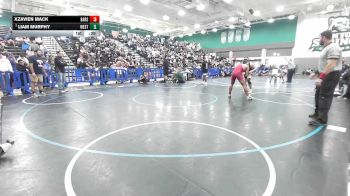 190 lbs 3rd Place Match - Xzavien Mack, Barstow vs Liam Murphy, West Torrance