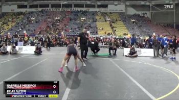 110 lbs Semis & 3rd Wb (16 Team) - Kylee Slyter, Baker University vs Gabrielle Medeiros, Campbellsville University