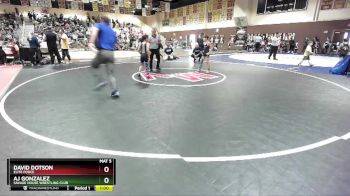 71 lbs Cons. Semi - Aj Gonzalez, Savage House Wrestling Club vs David Dotson, Elite Force