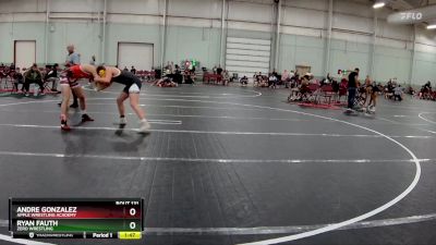 157 lbs Cons. Round 1 - Andre Gonzalez, Apple Wrestling Academy vs Ryan Fauth, Zero Wrestling