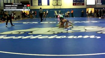 Girls 107 lbs Quarterfinal - Kennedi Hollier, Rayne vs Ashley Broten, Ocean Springs Women