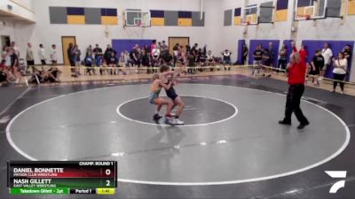 106 lbs Cons. Round 2 - Daniel Bonnette, Payson Club Wrestling vs Nash Gillett, East Valley Wrestling