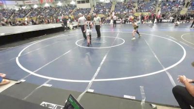 89 lbs Quarterfinal - Hunter Shawcroft, Pueblo County WC vs Link Luedke, Holyoke