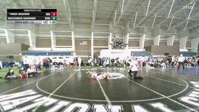 76 lbs Cons. Round 3 - Knox Mauger, Westlake Wrestling Club vs Maxximus Gardner, West Jordan Wresting Club