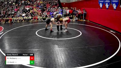 133 lbs Champ. Round 3 - Cyrus Hurd, North East Hs vs Micah McGeary, Southmoreland Hs