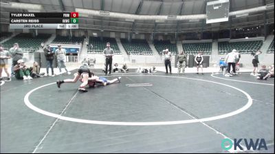 92 lbs 3rd Place - Tyler Haxel, Prime Wrestling vs Carsten Reiss, Keystone Kids Wrestling Club