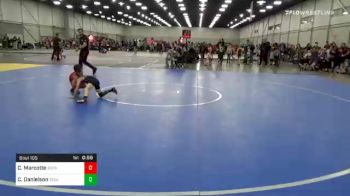 52 lbs Semifinal - Cael Marcotte, Socal Grappling Club vs Cael Danielson, Texas Elite