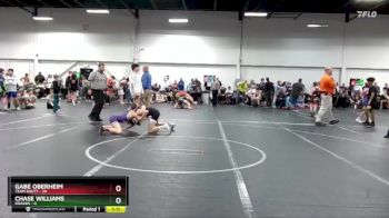 100 lbs Round 3 (4 Team) - Gabe Oberheim, Team Shutt vs Chase Williams, Kraken