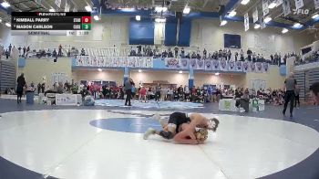 138 lbs Semifinal - Mason Carlson, Syracuse vs Kimball Parry, Star Valley High School