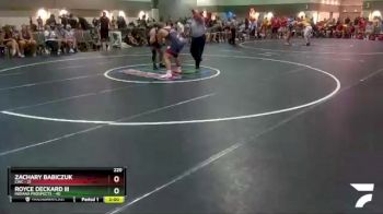 220 lbs Round 2 (6 Team) - Royce Deckard III, Indiana Prospects vs Zachary Babiczuk, CWC