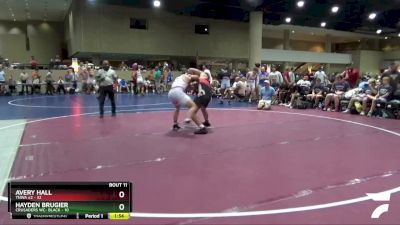 165 lbs Round 4 (6 Team) - Avery Hall, TNWA #2 vs Hayden Brugier, Crusaders WC- Black