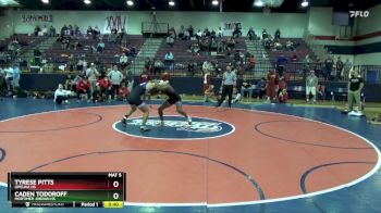 150 lbs 3rd Place Match - Caden Todoroff, Mortimer Jordan HS vs Tyrese Pitts, Opelika Hs