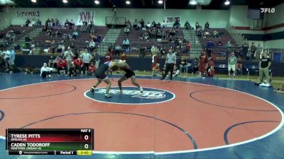 150 lbs 3rd Place Match - Caden Todoroff, Mortimer Jordan HS vs Tyrese Pitts, Opelika Hs