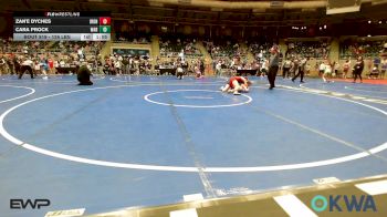 126 lbs Rr Rnd 2 - Zan'e Dyches, IRONMEN Wrestling Club vs Cara Prock, Warner Eagles Youth Wrestling