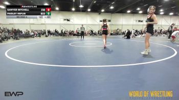 95 lbs Rr Rnd 5 - Sawyer Mitchell, Storm Wrestling Center vs Paisley Heflin, Mojo 7-12