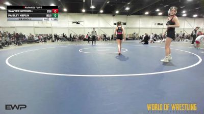 95 lbs Rr Rnd 5 - Sawyer Mitchell, Storm Wrestling Center vs Paisley Heflin, Mojo 7-12