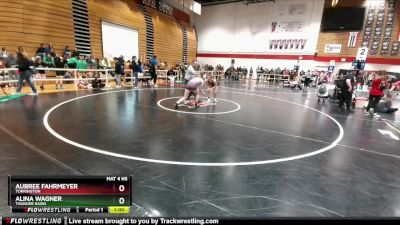 135 lbs Cons. Round 2 - Alina Wagner, Thunder Basin vs Aubree Fahrmeyer, Torrington