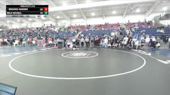150 lbs Cons. Round 5 - Brooks Hansen, Lehi vs Milo McKell, Riverton